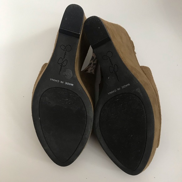 Jessica Simpson Brown Wedges - Picture 6 of 10